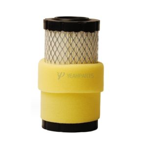 AIR FILTER for B&S 4243, 5421, 5428, 5428K, 590825, 591334, 594201, 796031; John Deere GY21435, MIU13038, MIU13963, MIU14395 with pre filter 797704 air filter 590825