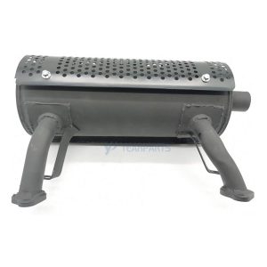 Honda Engines GX630 GX660 GX690 Left Side Muffler (Oil Filter Side Outlet) honda gx690 muffler