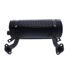 Honda-GX620-GX670-Left-Hand-Muffler-with-Heat-Shield-replacement-parts-06183-ZJ1-820 HONDA GX670 MUFFLER, honda gx620 muffler
