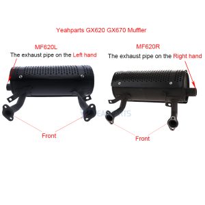 Honda-GX620-GX670-muffler-06183-ZJ1-820 HONDA GX670 MUFFLER, honda gx620 muffler