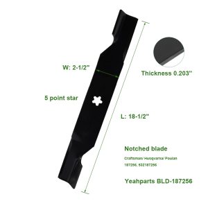 187256 mower blades for craftsman 54 inch deck Husqvarna Poulan Mowers
